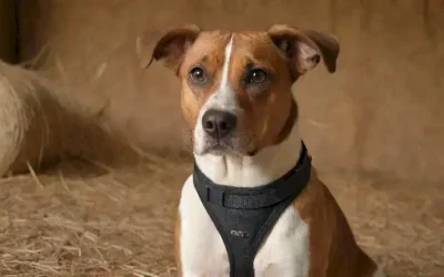Un perro Flemish Hound con una expresión tranquila