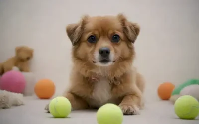 Un perro pequeño
