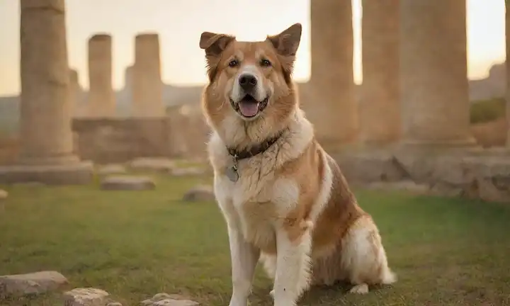 Un perro grande con un pelaje suave