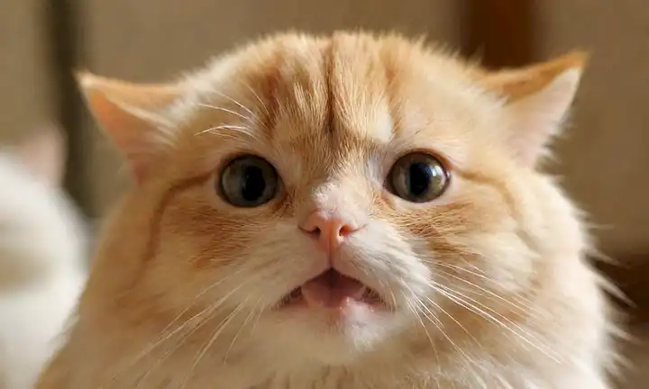 3D imagen renderizada, fondo brillante, piezas de pollo realistas, silbidos y texturas de piel, gatos cara y cuerpo, disparo de acercamiento, ojos enfocados, expresión suave, iluminación suave