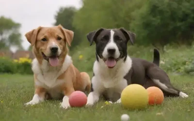 4-6 perros de diferentes razas y tamaños